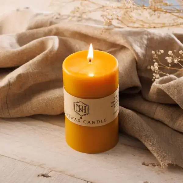 Church Candle | Beeswax Church Candle 65 Hour